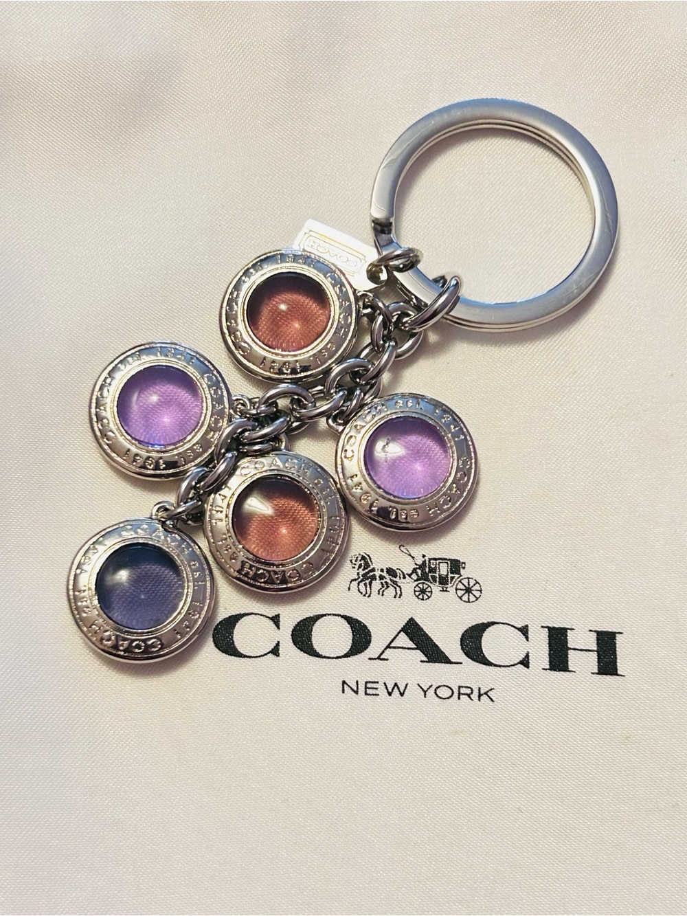 RARE Coach 1941 Y2K Charm Bag Charm/ Keychain - Picture 2 of 9